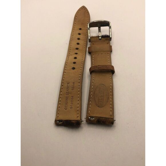 Authentic Fossil Watch Full Band Genuine Leather 18mm EZ101 - Picture 7 of 8
